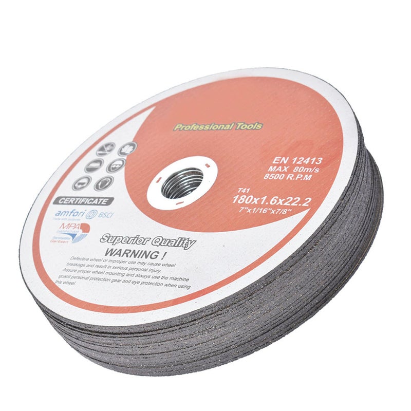 findmall 100 Pack 7" x1/16 x7/8" Cut-Off Wheel - Metal & Stainless Steel Cutting Discs - Image 4